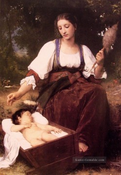  Bouguereau Malerei - Berceuse Realismus William Adolphe Bouguereau